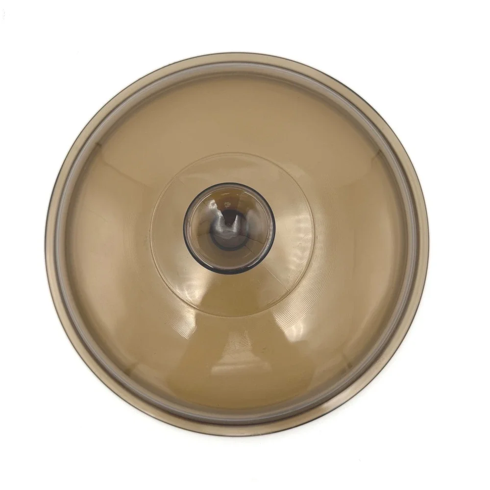 Pyrex Visions Glass Lid 10.5 In Amber V-1.5-C Replacement Cover 1.5Qt Casserole